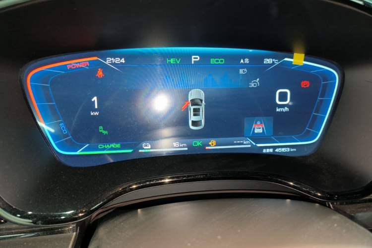 Used BYD Han 2023 DM-i Champion Edition 121KM Prestige Model Instrument Cluster