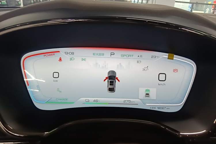 Used BYD Han 2023 EV Champion Edition 605KM Front-Drive Premium Model Instrument Cluster