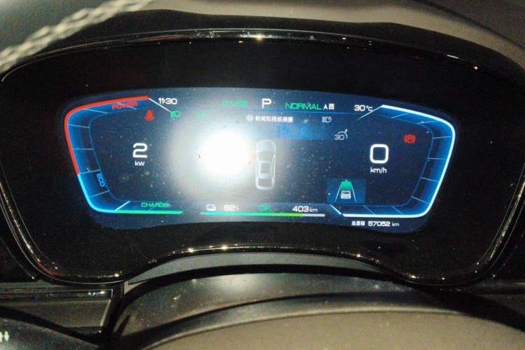 Used BYD Han 2023 EV Champion Edition 506KM Front-Wheel-Drive Premium Model Instrument Cluster