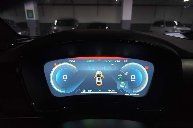 Used BYD Han 2023 EV Champion Edition 506KM Front-Wheel-Drive Premium Model Instrument Cluster