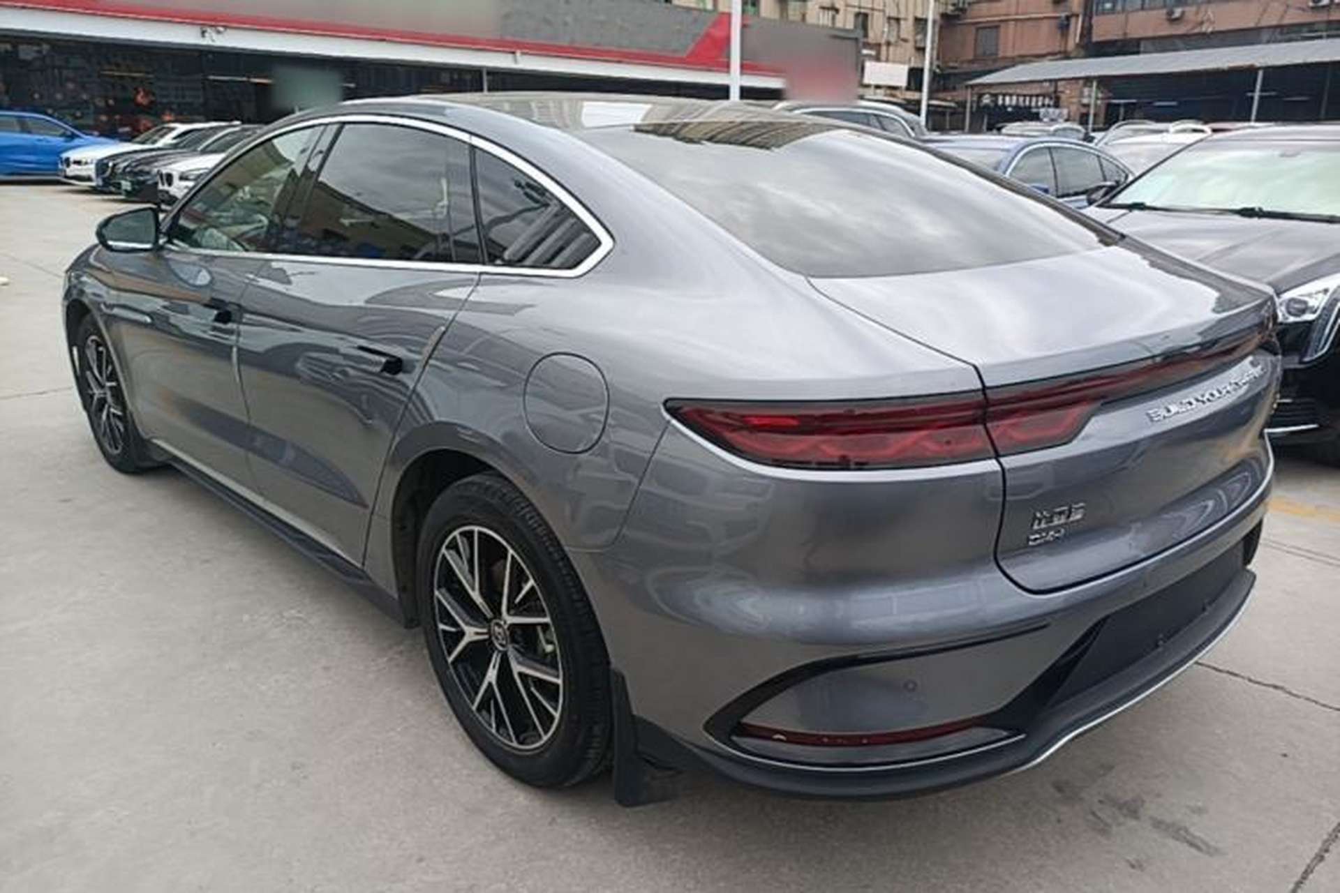 Used BYD Han 2023 DM-i Champion Edition 121KM Prestige Model Rear Left 45 Deg