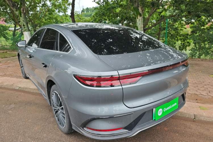 Used BYD Han 2023 EV Champion Edition 506KM Front-Wheel-Drive Premium Model Rear Left 45 Deg