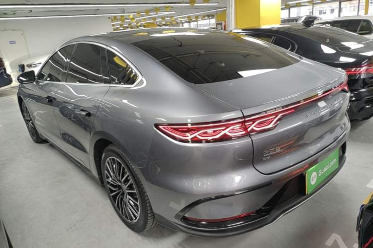 Used BYD Han 2023 EV Champion Edition 506KM Front-Wheel-Drive Premium Model Rear Left 45 Deg