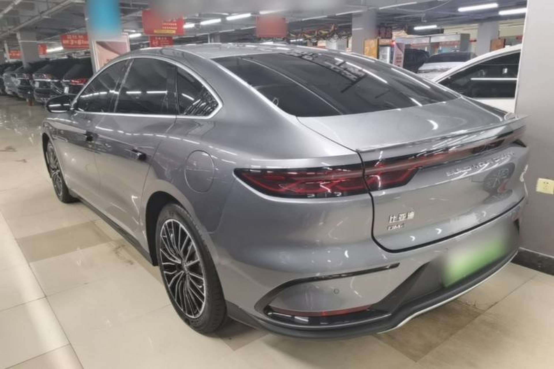 Used BYD Han 2023 DM-i Champion Edition 121KM Prestige Model Rear Left 45 Deg