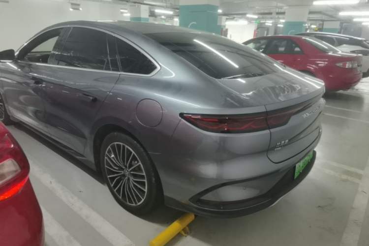 Used BYD Han 2023 DM-i Champion Edition 121KM Prestige Model Rear Left 45 Deg
