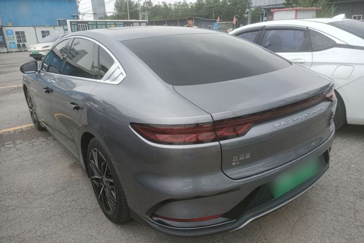 Used BYD Han 2023 EV Champion Edition 610KM All-Wheel-Drive Flagship Model Rear Left 45 Deg