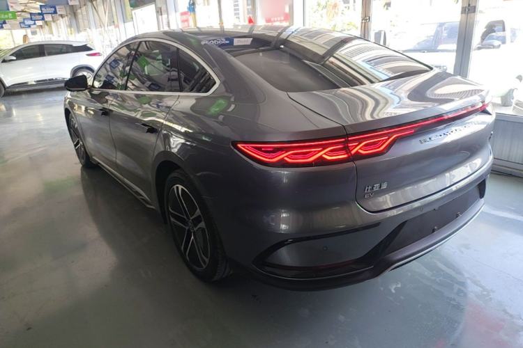 Used BYD Han 2023 EV Champion Edition 605KM Front-Drive Premium Model Rear Left 45 Deg