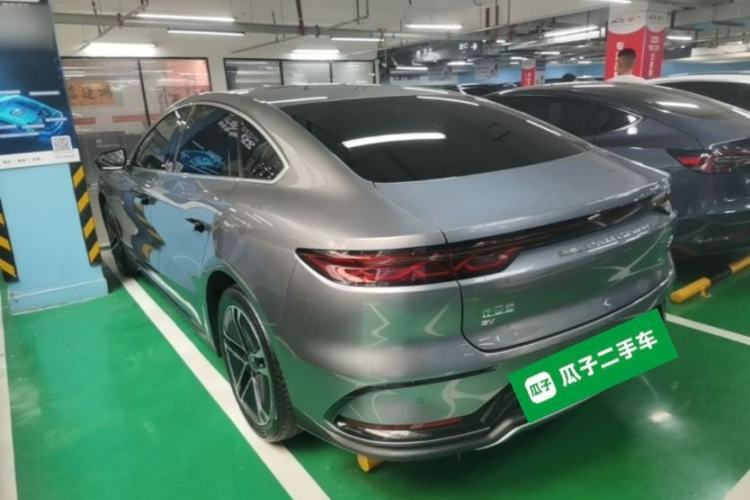 Used BYD Han 2023 EV Champion Edition 605KM Front-Drive Premium Model Rear Left 45 Deg