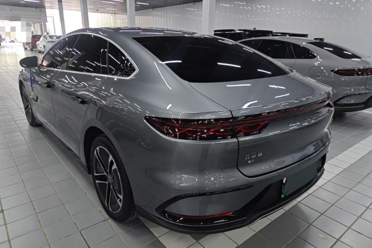 Used BYD Han 2023 EV Champion Edition 605KM Front-Drive Premium Model Rear Left 45 Deg