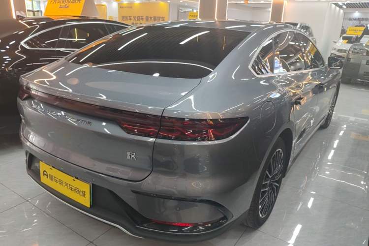 Used BYD Han 2023 DM-i Champion Edition 121KM Prestige Model Rear Right 45 Deg