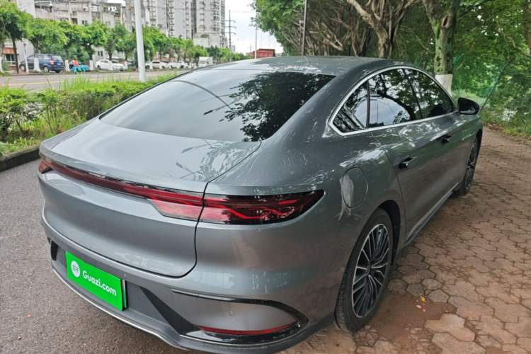 Used BYD Han 2023 EV Champion Edition 506KM Front-Wheel-Drive Premium Model Rear Right 45 Deg