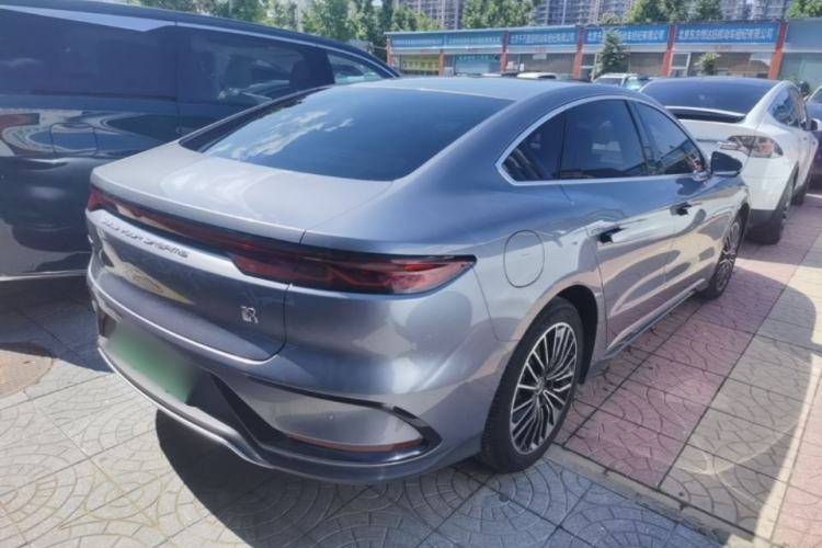 Used BYD Han 2023 EV Champion Edition 506KM Front-Wheel-Drive Premium Model Rear Right 45 Deg