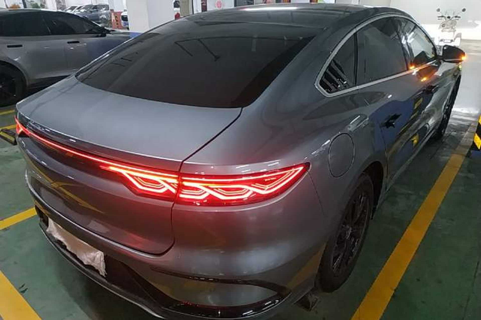 Used BYD Han 2023 DM-i Champion Edition 121KM Elite Model Rear Right 45 Deg