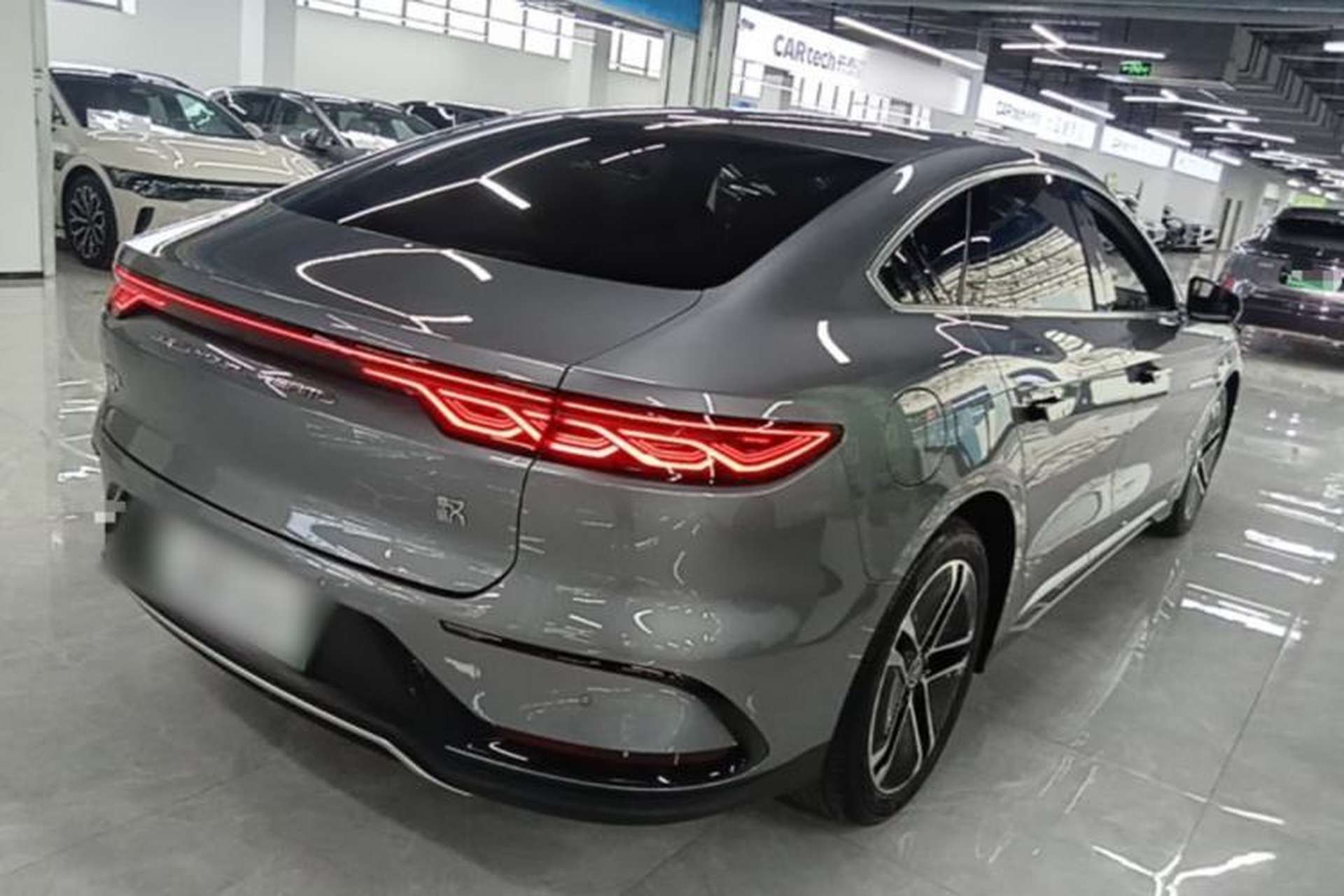 Used BYD Han 2023 EV Champion Edition 605KM Front-Drive Premium Model Rear Right 45 Deg