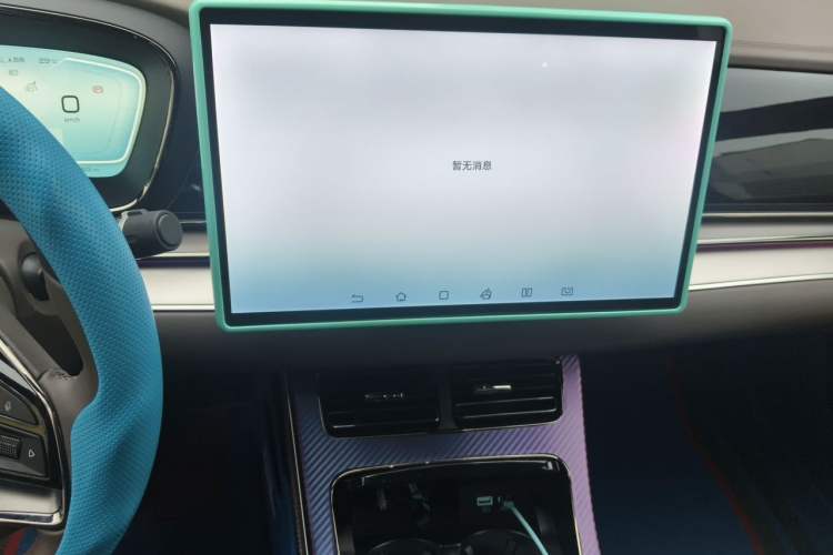 Used BYD Han 2023 EV Champion Edition 605KM Front-Drive Premium Model Audio And AC Panel
