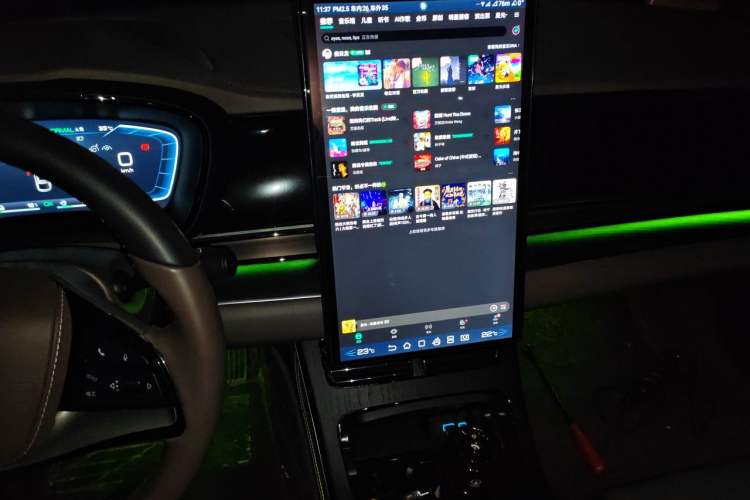 Used BYD Han 2023 DM-i Champion Edition 121KM Prestige Model Audio And AC Panel