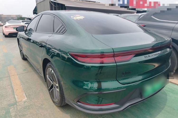 Used BYD Han 2023 EV Champion Edition 605KM Front-Drive Premium Model Rear Left 45 Deg