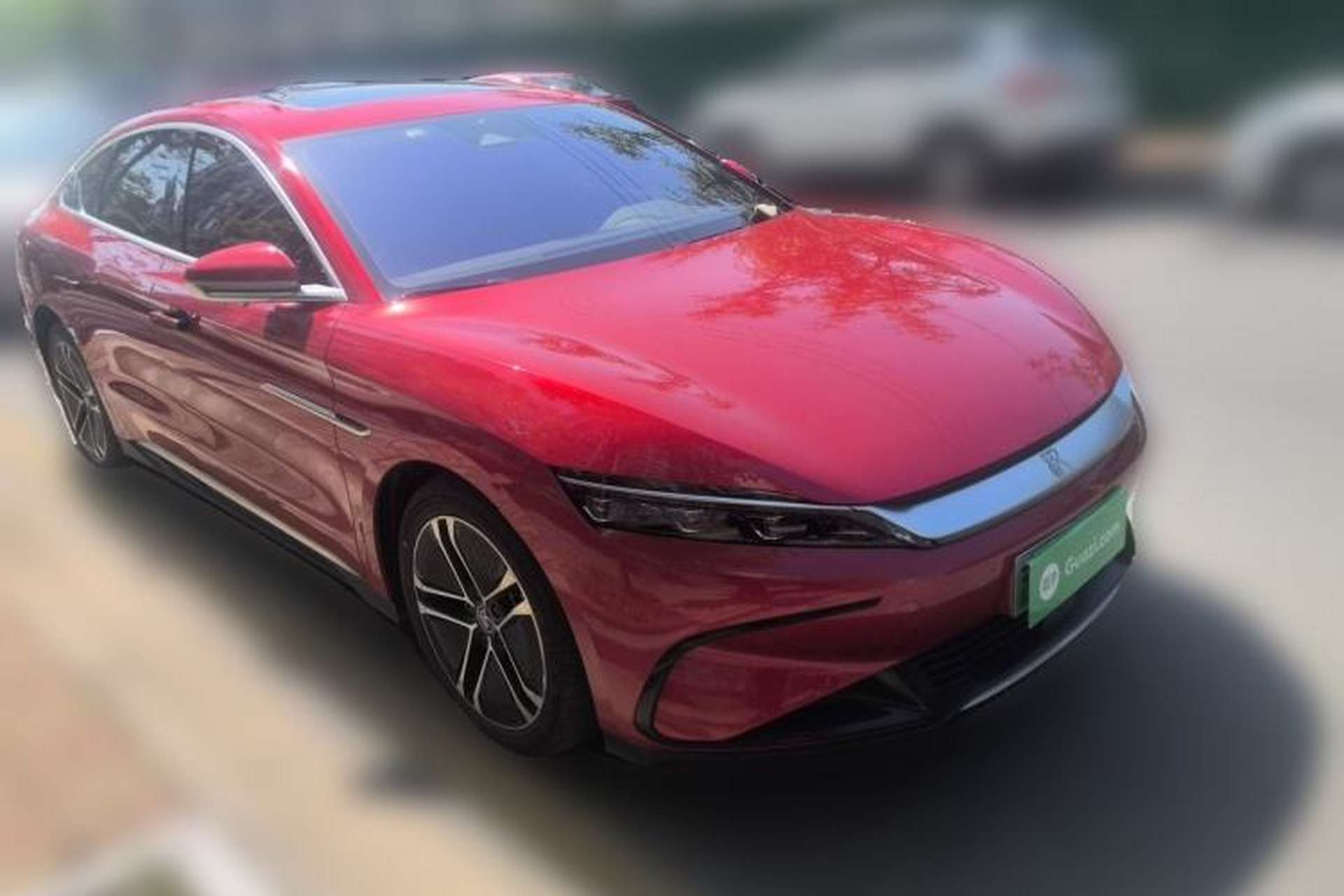 Used BYD Han 2023 EV Champion Edition 605KM Front-Drive Premium Model Front Right 45 Deg