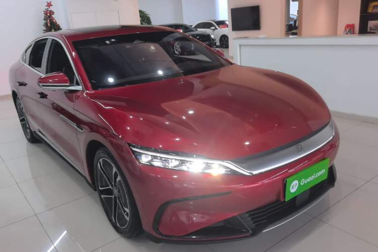 Used BYD Han 2023 EV Champion Edition 605KM Front-Drive Premium Model Front Right 45 Deg