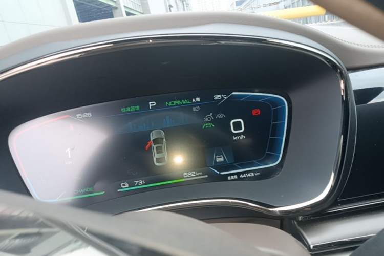 Used BYD Han 2023 EV Champion Edition 715KM Front-Drive Prestige Model Instrument Cluster