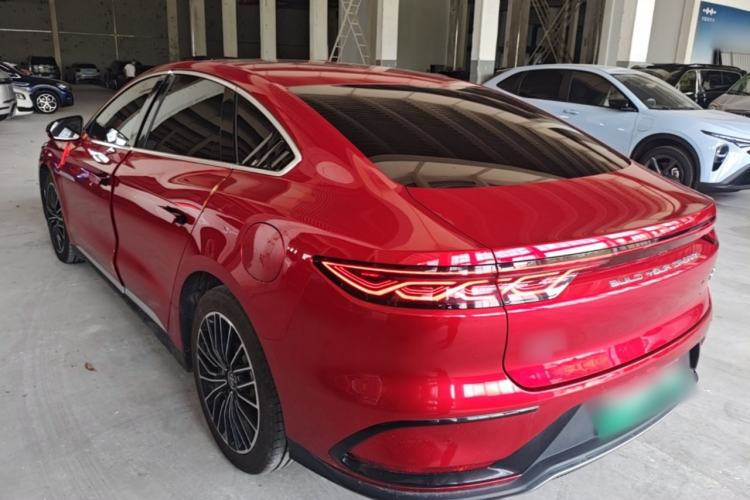 Used BYD Han 2023 DM-i Champion Edition 121KM Prestige Model Rear Left 45 Deg