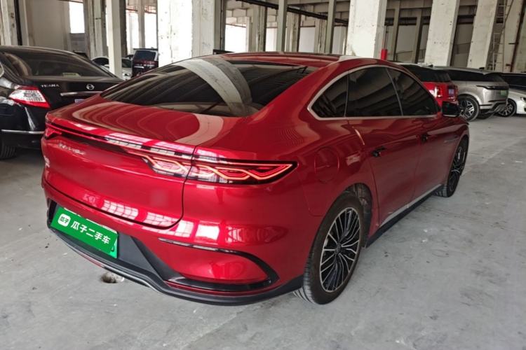 Used BYD Han 2023 DM-i Champion Edition 121KM Prestige Model Rear Right 45 Deg