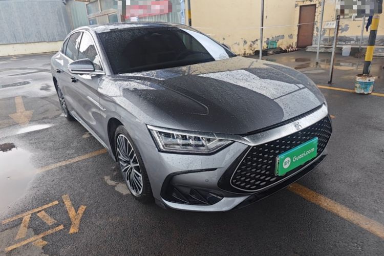 Used BYD Han 2023 DM-i Champion Edition 121KM Prestige Model Front Right 45 Deg