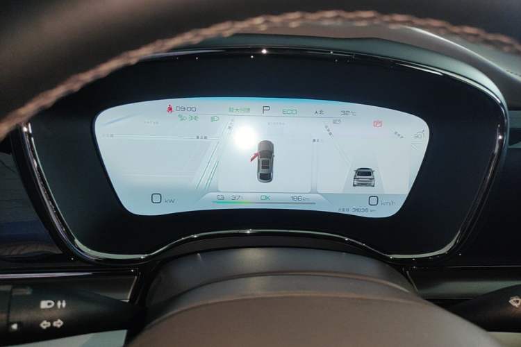 Used BYD Han 2023 EV Champion Edition 506KM Front-Wheel-Drive Premium Model Instrument Cluster