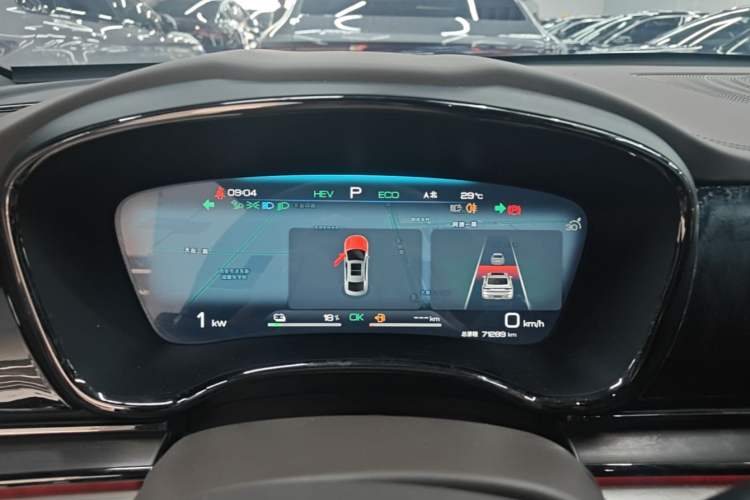 Used BYD Han 2023 DM-i Champion Edition 121KM Prestige Model Instrument Cluster