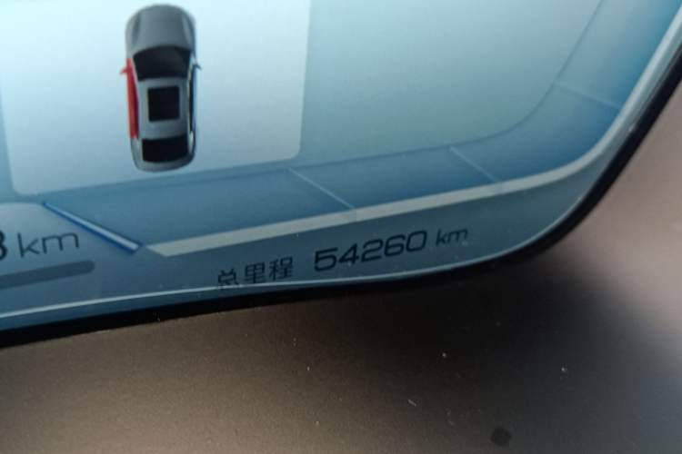 Used BYD Han 2023 DM-i Champion Edition 121KM Prestige Model Odometer Close Up