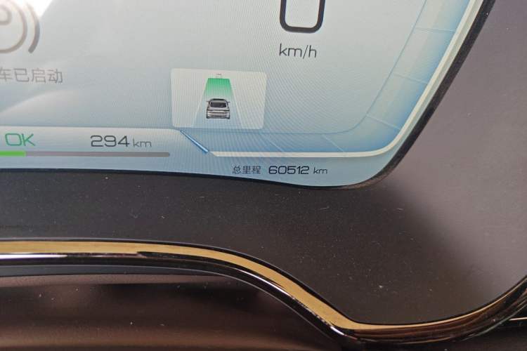 Used BYD Han 2023 EV Champion Edition 605KM Front-Drive Premium Model Odometer Close Up