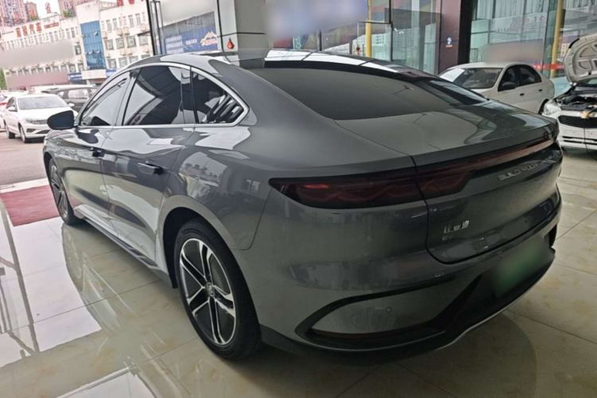 Used BYD Han 2023 EV Champion Edition 605KM Front-Drive Premium Model Rear Left 45 Deg