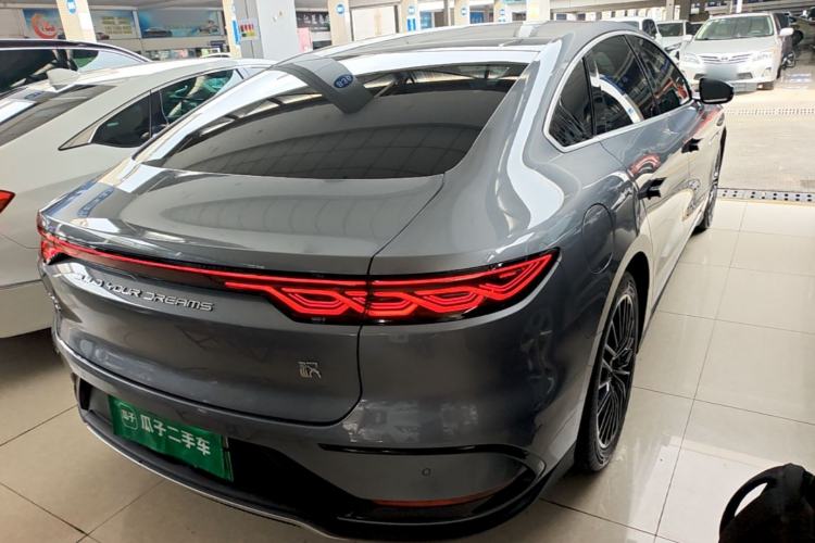 Used BYD Han 2023 EV Champion Edition 506KM Front-Wheel-Drive Premium Model Rear Right 45 Deg