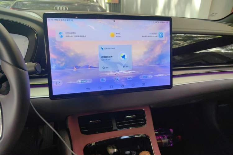 Used BYD Han 2023 DM-i Champion Edition 121KM Prestige Model Audio And AC Panel