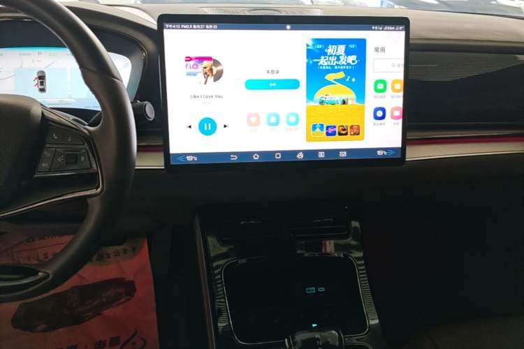 Used BYD Han 2023 EV Champion Edition 506KM Front-Wheel-Drive Premium Model Audio And AC Panel