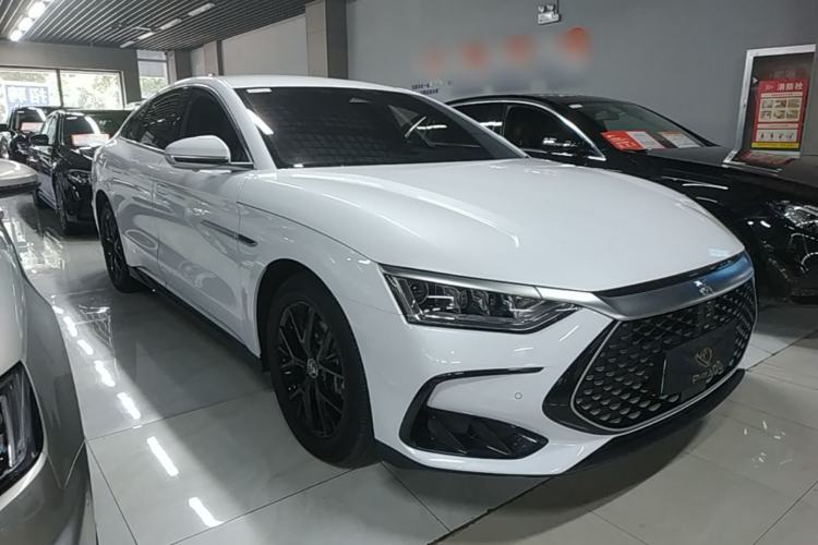 Used BYD Han 2023 DM-i Champion Edition 121KM Elite Model Front Right 45 Deg