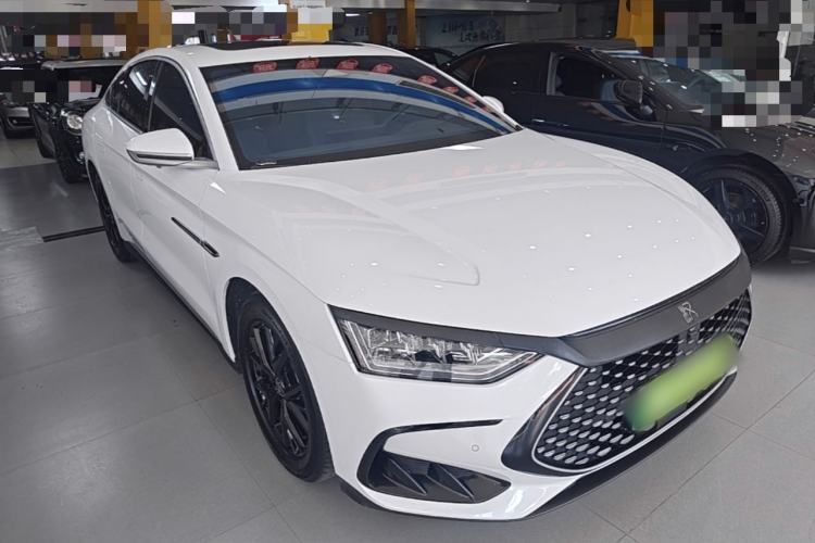 Used BYD Han 2023 DM-i Champion Edition 121KM Prestige Model Front Right 45 Deg