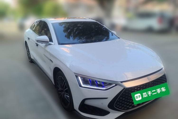 Used BYD Han 2023 DM-i Champion Edition 121KM Prestige Model Front Right 45 Deg