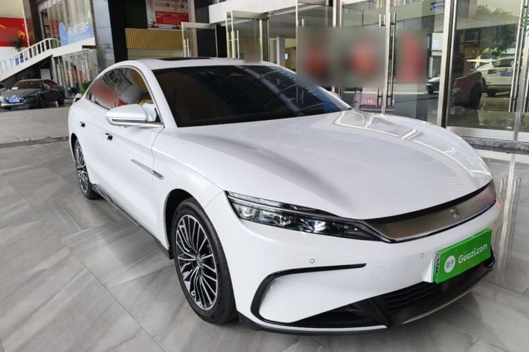 Used BYD Han 2023 EV Champion Edition 506KM Front-Wheel-Drive Premium Model Front Right 45 Deg