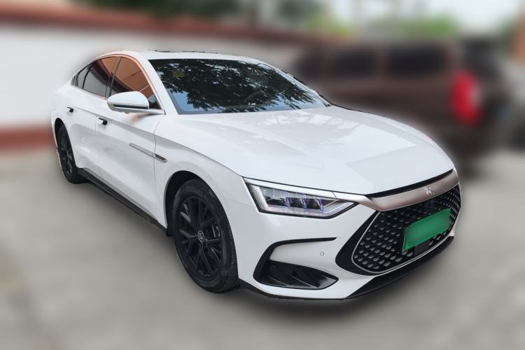 Used BYD Han 2023 DM-i Champion Edition 121KM Prestige Model Front Right 45 Deg