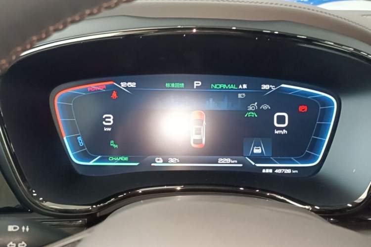 Used BYD Han 2023 EV Champion Edition 715KM Front-Drive Prestige Model Instrument Cluster