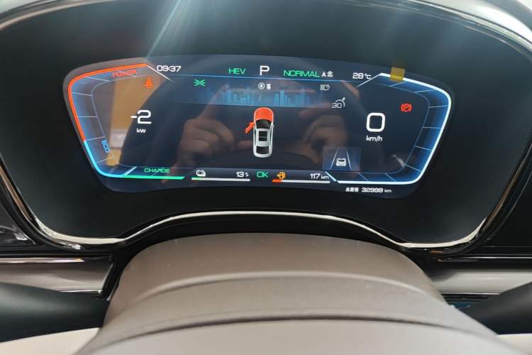 Used BYD Han 2023 DM-i Champion Edition 121KM Prestige Model Instrument Cluster