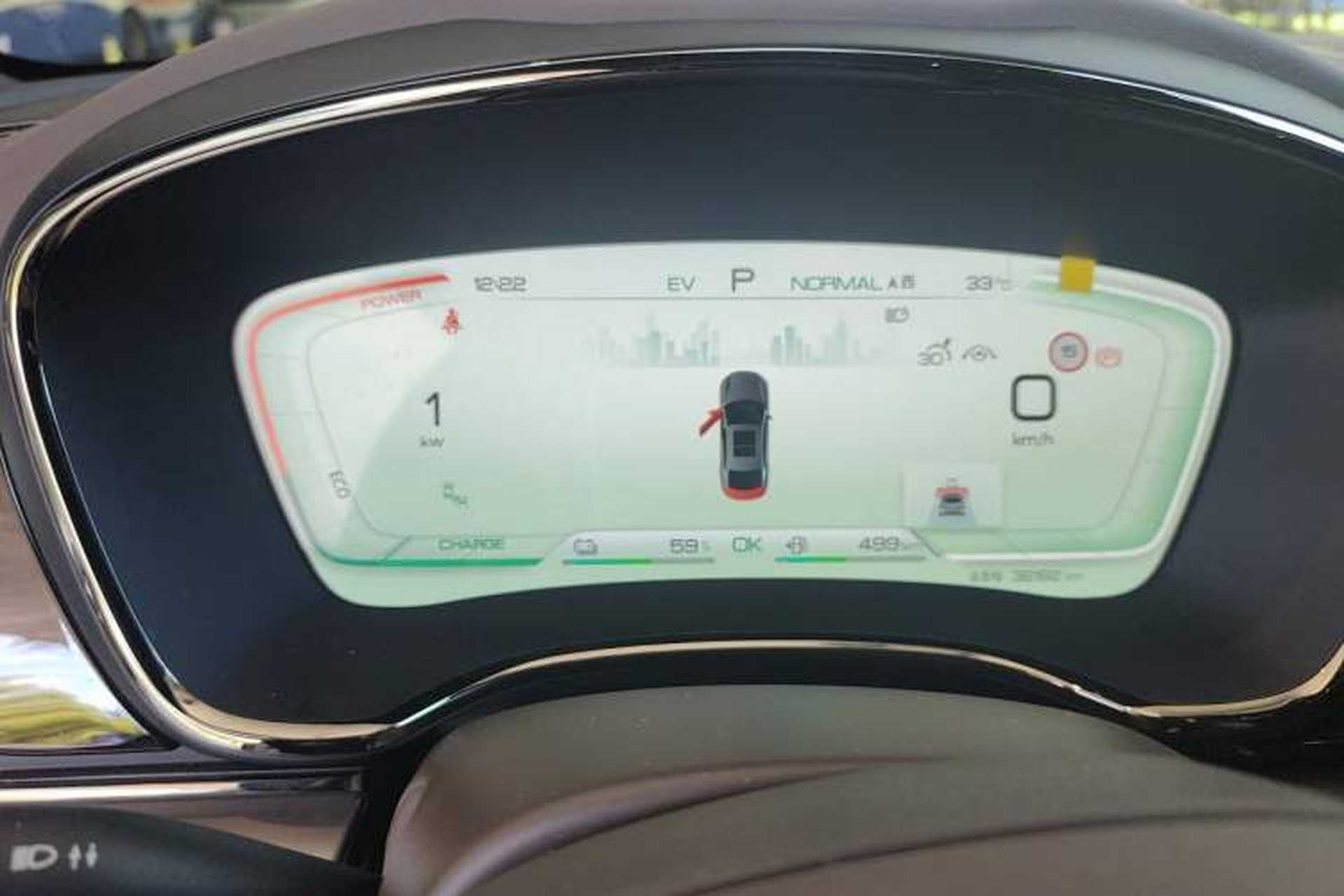 Used BYD Han 2023 DM-i Champion Edition 121KM Prestige Model Instrument Cluster