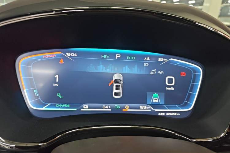 Used BYD Han 2023 DM-i Champion Edition 121KM Prestige Model Instrument Cluster