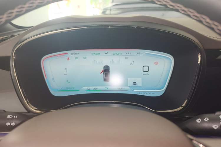 Used BYD Han 2023 EV Champion Edition 605KM Front-Drive Premium Model Instrument Cluster