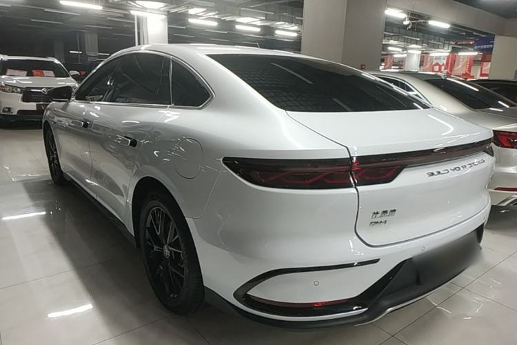 Used BYD Han 2023 DM-i Champion Edition 121KM Elite Model Rear Left 45 Deg