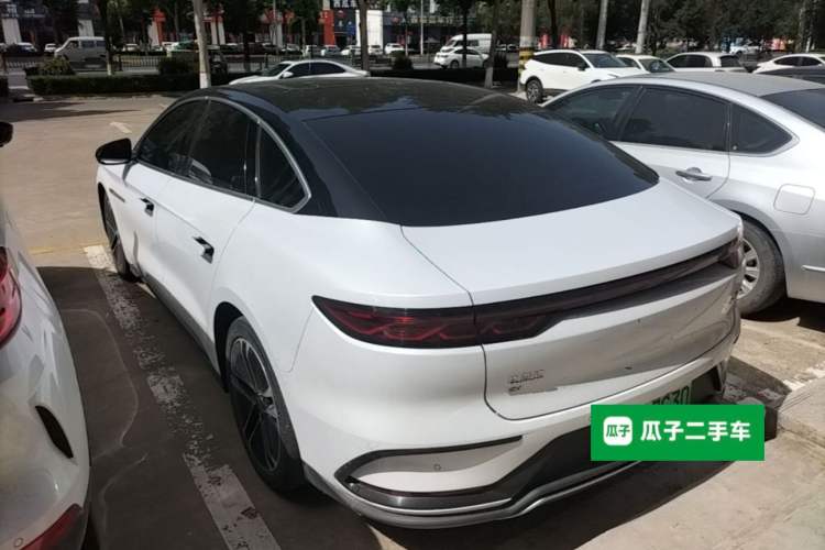 Used BYD Han 2023 EV Champion Edition 605KM Front-Drive Premium Model Rear Left 45 Deg