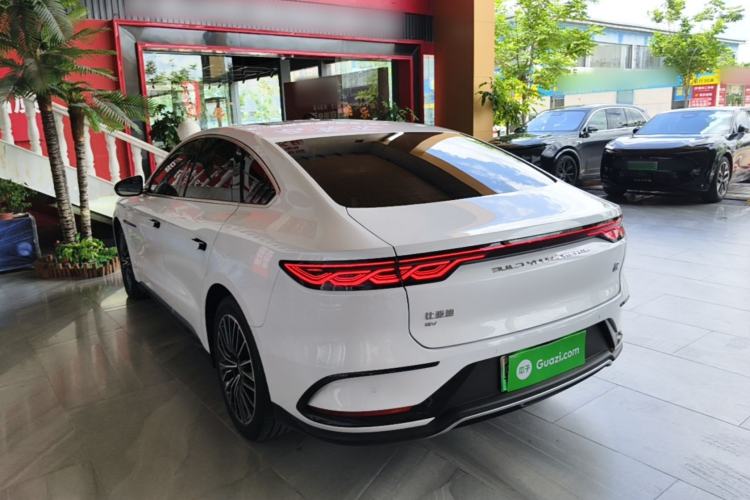 Used BYD Han 2023 EV Champion Edition 506KM Front-Wheel-Drive Premium Model Rear Left 45 Deg