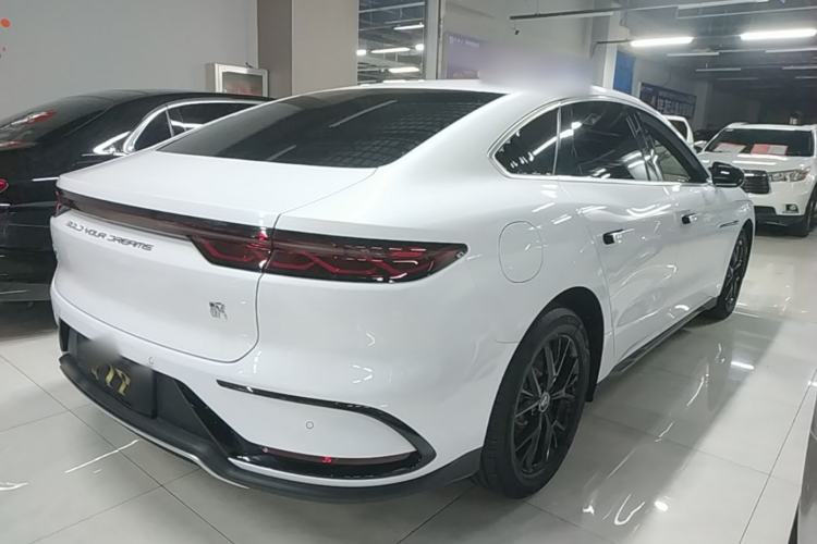 Used BYD Han 2023 DM-i Champion Edition 121KM Elite Model Rear Right 45 Deg