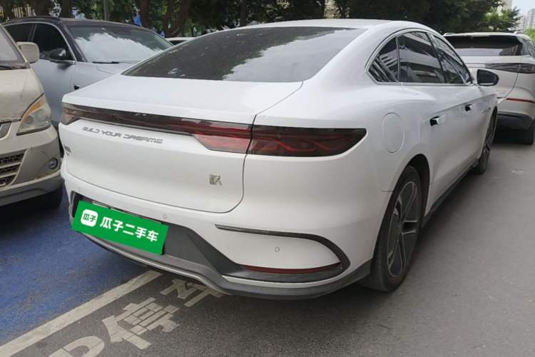 Used BYD Han 2023 EV Champion Edition 605KM Front-Drive Premium Model Rear Right 45 Deg